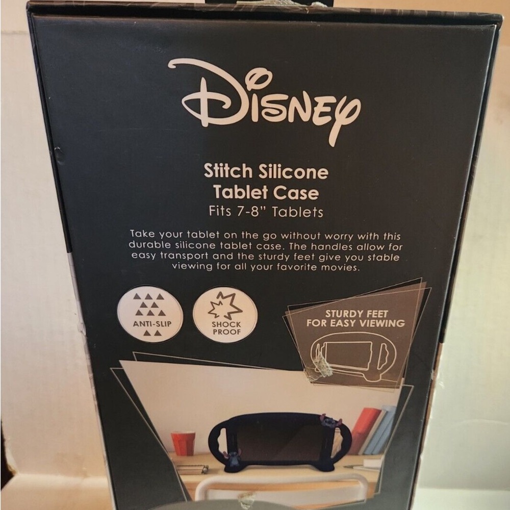 Disney Stitch Silicone Tablet Case Fits 7-8" Tablets